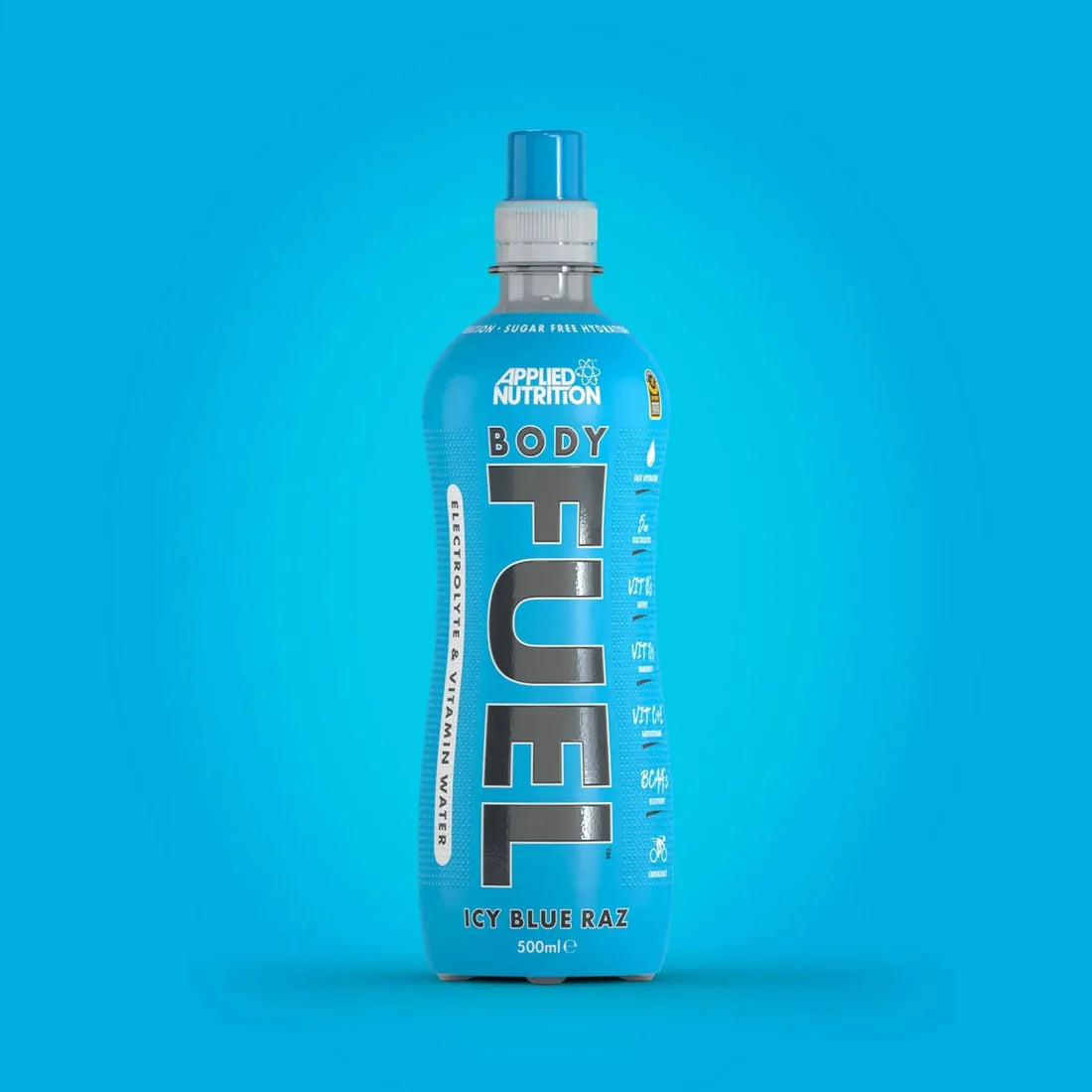 Applied Nutrition Body Fuel Electrolyte Water 12x500ml Icy Blue Raz