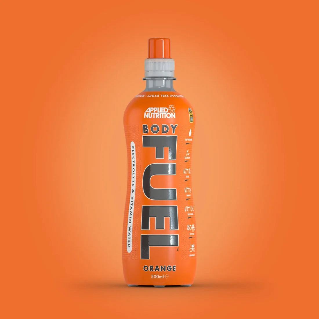 Applied Nutrition Body Fuel Electrolyte Water 12x500ml Orange