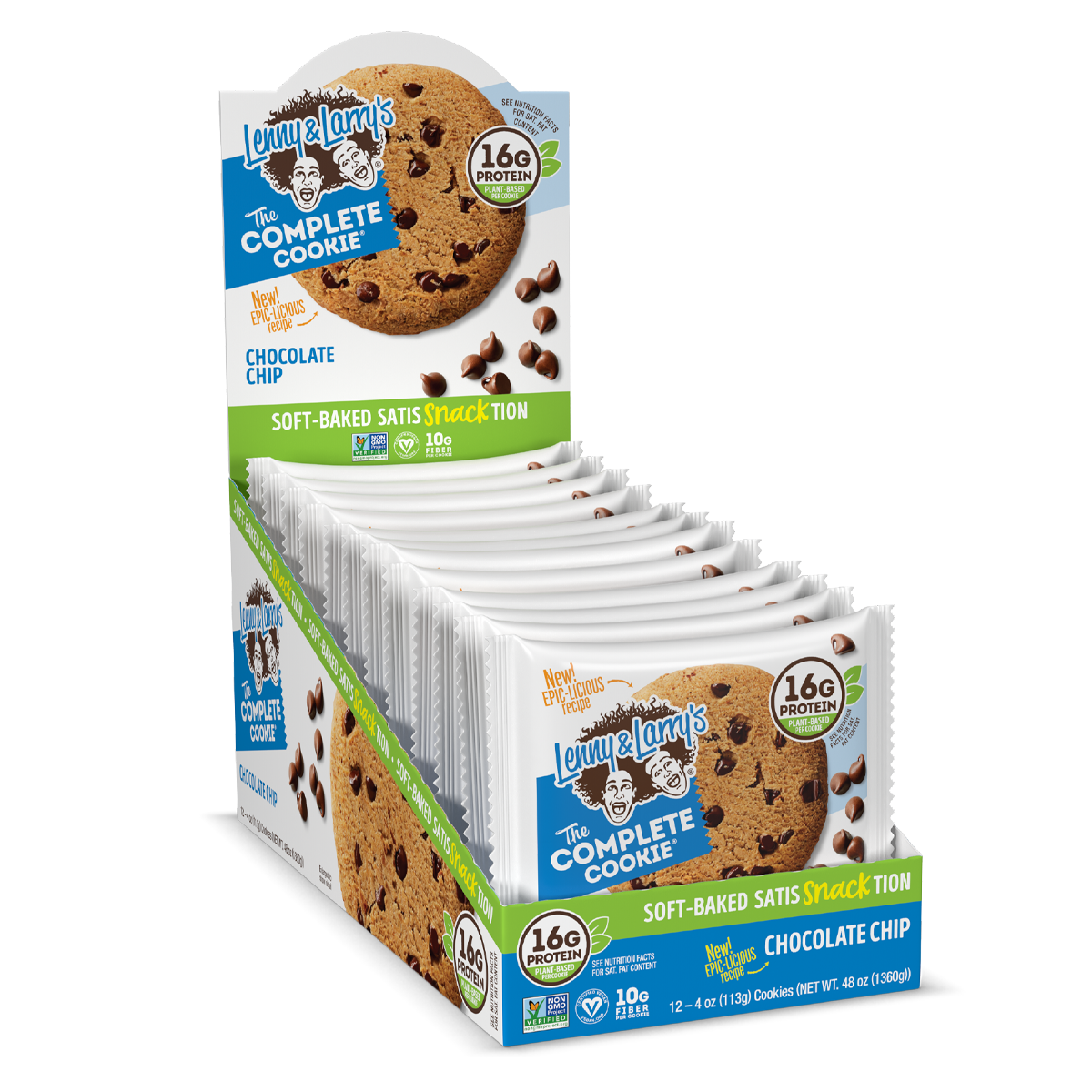 Lenny & Larry's The Complete Cookie 12x113g Chocolate Chip