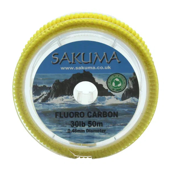 SAKUMA FLUORO CARBON (50m SPOOLS) 30lb