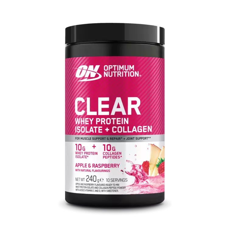 Optimum Nutrition Clear + Collagen 240g Apple & Raspberry