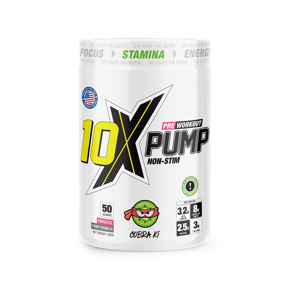 10X Athletic PUMP 600g Cobra Ki