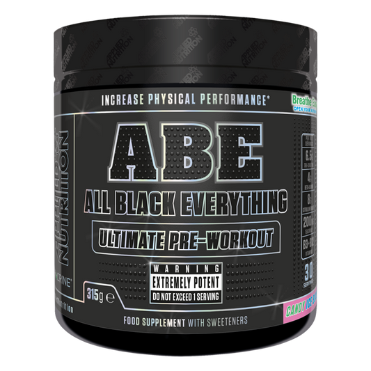 Applied Nutrition ABE (All Black Everything) 375g Swizzels Love Hearts