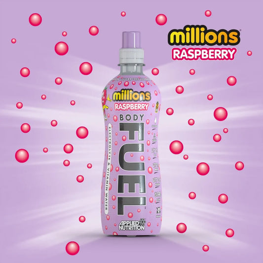 Applied Nutrition Body Fuel Electrolyte Water 12x500ml Millions Raspberry