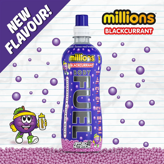 Applied Nutrition Body Fuel Electrolyte Water 12x500ml Millions Blackcurrant