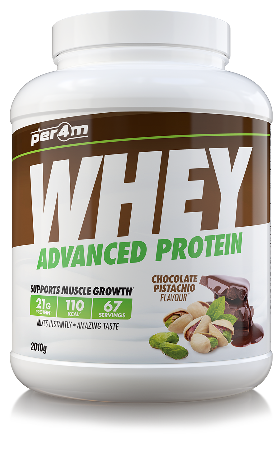 Per4m Advanced Whey Protein 2.01kg Chocolate Pistachio