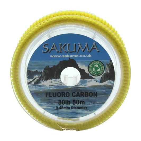 SAKUMA FLUORO CARBON (50m SPOOLS) 30lb