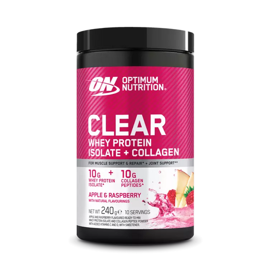 Optimum Nutrition Clear + Collagen 240g Apple & Raspberry