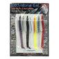 EDDYSTONE 190mm EELS ASSORTED (1 CARD)