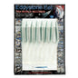 EDDYSTONE 190mm EELS PEARL/GREEN BACK (1 CARD)