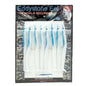 EDDYSTONE 190mm EELS WHITE/BLUE BACK (1 CARD)