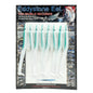 EDDYSTONE 190mm EELS WHITE/GREEN BACK (1 CARD)