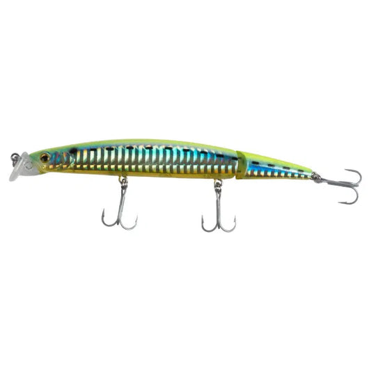MIYAGI JOINTED BASS LURES - YELLOW GRINNER 125MM/17G